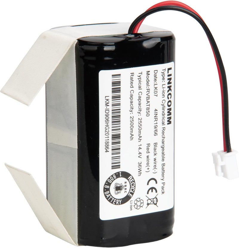 LINKOMM RVBAT850 Battery Replacement for Shark ION/IQ/AI Robot Vacuum RV1001AE RV1000AE RV1001 RV1000 RV1101ARUS RV2001WRUS RV2001DRUS RV871R RV851WV RV850 RV761 RV761R01US AV753 AV752 - Image 1